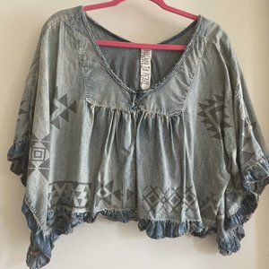 flowy boho Magnolia Pearl top